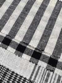 59992 C/L نيبي سلوب إكرو بنقشة مربعات وخطوط[Textile / Fabric] VANCET صور إضافية