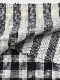 59992 C/L نيبي سلوب إكرو بنقشة مربعات وخطوط[Textile / Fabric] VANCET صور إضافية