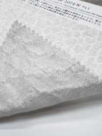 KKF1074-W-1 كتان 20D أورجانزا جاكار مقسمة[نسيج / قماش] Uni Textile (Komon Kobo) صور إضافية