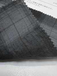 KYC921-C-3 شيرينغ مصبوغ بالخيوط من القطن والتنسل[نسيج / قماش] Uni Textile (Komon Kobo) صور إضافية