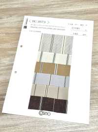 BC3573 تشطيب دري واشر بخطوط من القطن العضوي[نسيج / قماش] COSMO TEXTILE صور إضافية