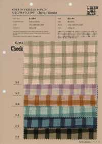 83194 بنمط سلوب يشبه الكتان، منقط ثنائي اللون، مخطط، ومربعات[Textile / Fabric] VANCET صور إضافية