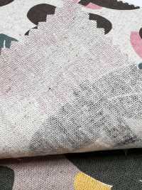 1027-700-1 كانفاس قطن وكتان بنقشة زهرة هندسية[Textile / Fabric] HOKKOH صور إضافية