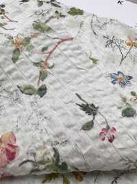7027-630-2 80 لاون Miracle Wave بطباعة نباتية[Textile / Fabric] HOKKOH صور إضافية