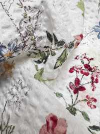 7027-630-2 80 لاون Miracle Wave بطباعة نباتية[Textile / Fabric] HOKKOH صور إضافية