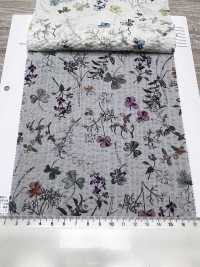 7027-630-2 80 لاون Miracle Wave بطباعة نباتية[Textile / Fabric] HOKKOH صور إضافية