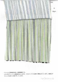 2907 يو ريو (كريب مجعد) مخطط[نسيج / قماش] Fine Textile صور إضافية
