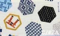 AP65102 دوبي مطبوع بارد ياباني (رول)[Textile / Fabric] COSMO TEXTILE صور إضافية