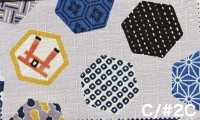 AP65102 دوبي مطبوع بارد ياباني (رول)[Textile / Fabric] COSMO TEXTILE صور إضافية