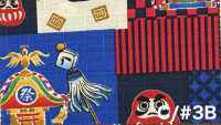 AP65102 دوبي مطبوع بارد ياباني (رول)[Textile / Fabric] COSMO TEXTILE صور إضافية