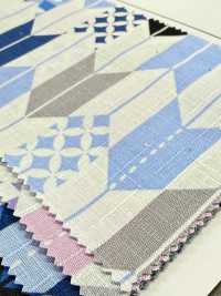 AP65102 دوبي مطبوع بارد ياباني (رول)[Textile / Fabric] COSMO TEXTILE صور إضافية
