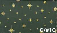 AP65802 قماش شيتينغ مطبوع عيد ميلاد مجيد GOLD (رول)[Textile / Fabric] COSMO TEXTILE صور إضافية