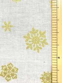 AP65802 قماش شيتينغ مطبوع عيد ميلاد مجيد GOLD (رول)[Textile / Fabric] COSMO TEXTILE صور إضافية