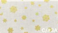 AP65802 قماش شيتينغ مطبوع عيد ميلاد مجيد GOLD (رول)[Textile / Fabric] COSMO TEXTILE صور إضافية
