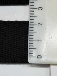 RA-2004 شريط أنبوبي منسوج بتويل، سلسلة الأكريليك السوداء[الأشرطة، والأشرطة القماشية، والحبال] RIVER صور إضافية