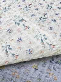 5026-1375-1 80 لاون Miracle Wave مخطط بأزهار صغيرة[Textile / Fabric] HOKKOH صور إضافية