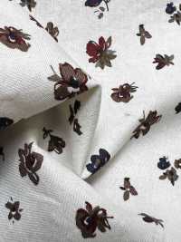 5026-303-1 قماش باندانا ثقيل، زهور صغيرة[Textile / Fabric] HOKKOH صور إضافية