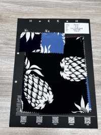 305-331-1 Fujiette طباعة أناناس بالتفريغ[Textile / Fabric] HOKKOH صور إضافية