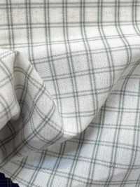 SB6051 برودكلوث عضوي بنقشة كاروهات صغيرة بتشطيب مغسول[Textile / Fabric] SHIBAYA صور إضافية