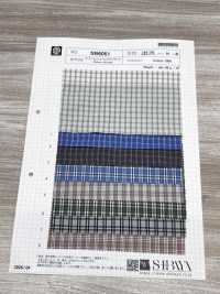 SB6051 برودكلوث عضوي بنقشة كاروهات صغيرة بتشطيب مغسول[Textile / Fabric] SHIBAYA صور إضافية