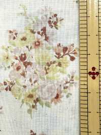 850622 لاون قطن غير مبيّض Rurudi Roman Floral Harmony[Textile / Fabric] VANCET صور إضافية