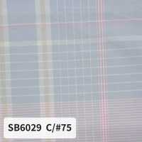 SB6029 تشطيب مغسول بنقشة مربعات كبيرة باهتة[نسيج / قماش] SHIBAYA صور إضافية