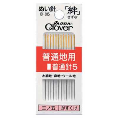 18015 إبرة خياطة Kizuna للأقمشة المتوسطة، Standard Needle 5، R5