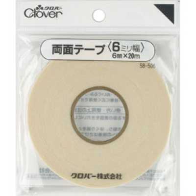 58506 شريط لاصق مزدوج الوجهين 6 Mm (رول 20 M)