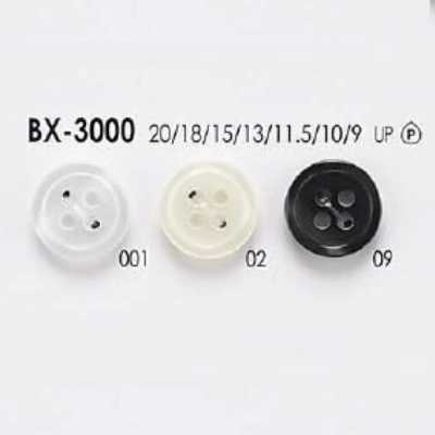 BX3000 زر من راتنج البوليستر بأربعة ثقوب