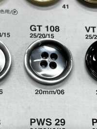 GT108 زر بمظهر الصدف للجاكيتات والبدلات "Symphony Series"[أزرار] IRIS صور إضافية