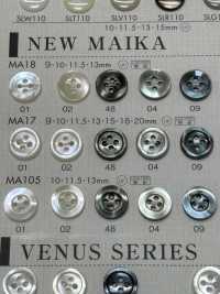 MA17 DAIYA BUTTONS زر بوليستر بمظهر الصدف[أزرار] DAIYA BUTTON صور إضافية