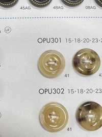OPU301 زر براتنج اليوريا بحافة وأربع ثقوب[Buttons] DAIYA BUTTON صور إضافية