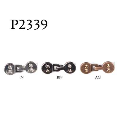P2339 GAFFORELLI خطاف دائري مرصع بأحجار الراين