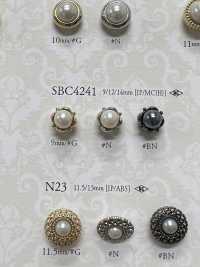 SBC4241 زر بنمط اللؤلؤ[أزرار] IRIS صور إضافية