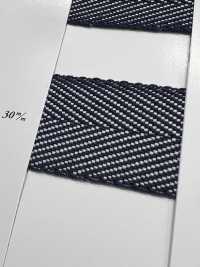 SIC-262 شريط بنسيج عظم السمكة بمظهر الدنيم[Ribbons, Tapes, And Cords] SHINDO(SIC) صور إضافية