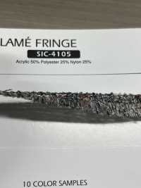 SIC-4105 شراشيب لاميه متعددة الألوان حوالي 15 مم[دانتيل] SHINDO(SIC) صور إضافية