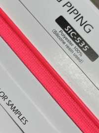 SIC-535 شريط بايبنج بطلاء سيليكون، تقريبًا 10 مم[Ribbons, Tapes, And Cords] SHINDO(SIC) صور إضافية