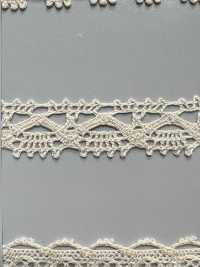 SIC-7243 دانتيل قطن عضوي ملتف / 13 مم[Lace] SHINDO(SIC) صور إضافية