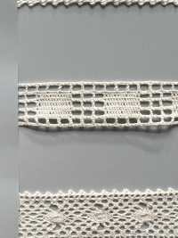 SIC-7320 دانتيل تورشون قطني عضوي / 12 مم[Lace] SHINDO(SIC) صور إضافية