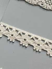 SIC-7323 دانتيل تورشون من القطن العضوي / 10 mm[Lace] SHINDO(SIC) صور إضافية