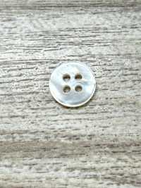 SW17-OUTLET زر من الصدف الطبيعي - صدفة أم اللؤلؤ - 11.5MM[أزرار] IRIS صور إضافية