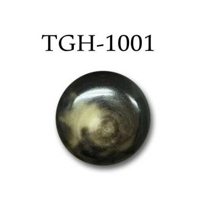TGH1001 زر مسطح من قرن الجاموس المائي الطبيعي
