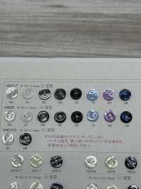VHD17 DAIYA BUTTONS زر بوليستر بمظهر الصدف مقاوم للصدمات من سلسلة HYPER DURABLE[أزرار] DAIYA BUTTON صور إضافية