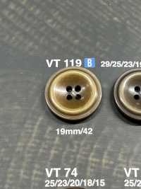 VT119 أزرار للجاكيتات والبدلات IRIS صور إضافية