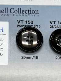VT150 أزرار بمظهر الصدف للجاكيتات والبدلات "Symphony Series"[Buttons] IRIS صور إضافية