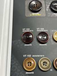 VT153 زر على شكل صامولة للجاكيتات والبدلات "Ardour Series"[أزرار] IRIS صور إضافية