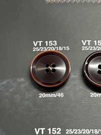 VT153 زر على شكل صامولة للجاكيتات والبدلات "Ardour Series"[أزرار] IRIS صور إضافية