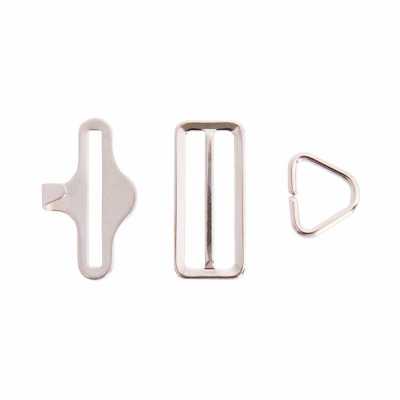 BF-PARTS طقم قطع معدنية من 3 قطع لربطة العنق[أبازيم وحلقات] Yamamoto(EXCY) صور إضافية