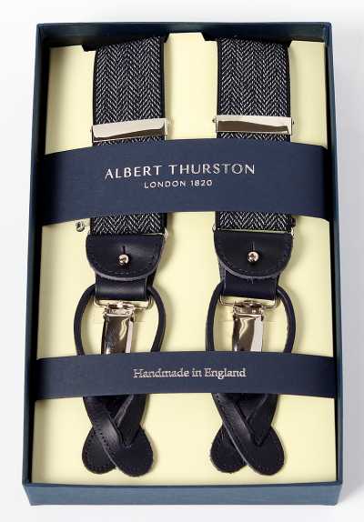 AT-3050 ALBERT THURSTON عظم السمكة أزرق بحري مرن 35mm