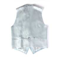 VANNERS-V-30 صدرية مصنوعة من VANNERS Textile، نقشة منقطة، جاكار يشبه الدنيم، أزرق ثلجي[مستلزمات رسمية] Yamamoto(EXCY) صور إضافية